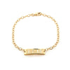 Gold Vermeil Bar Link Bracelet