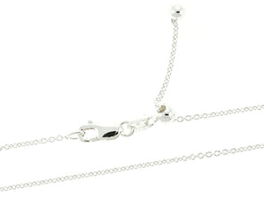 Adjustable 1mm Rolo Link Chain